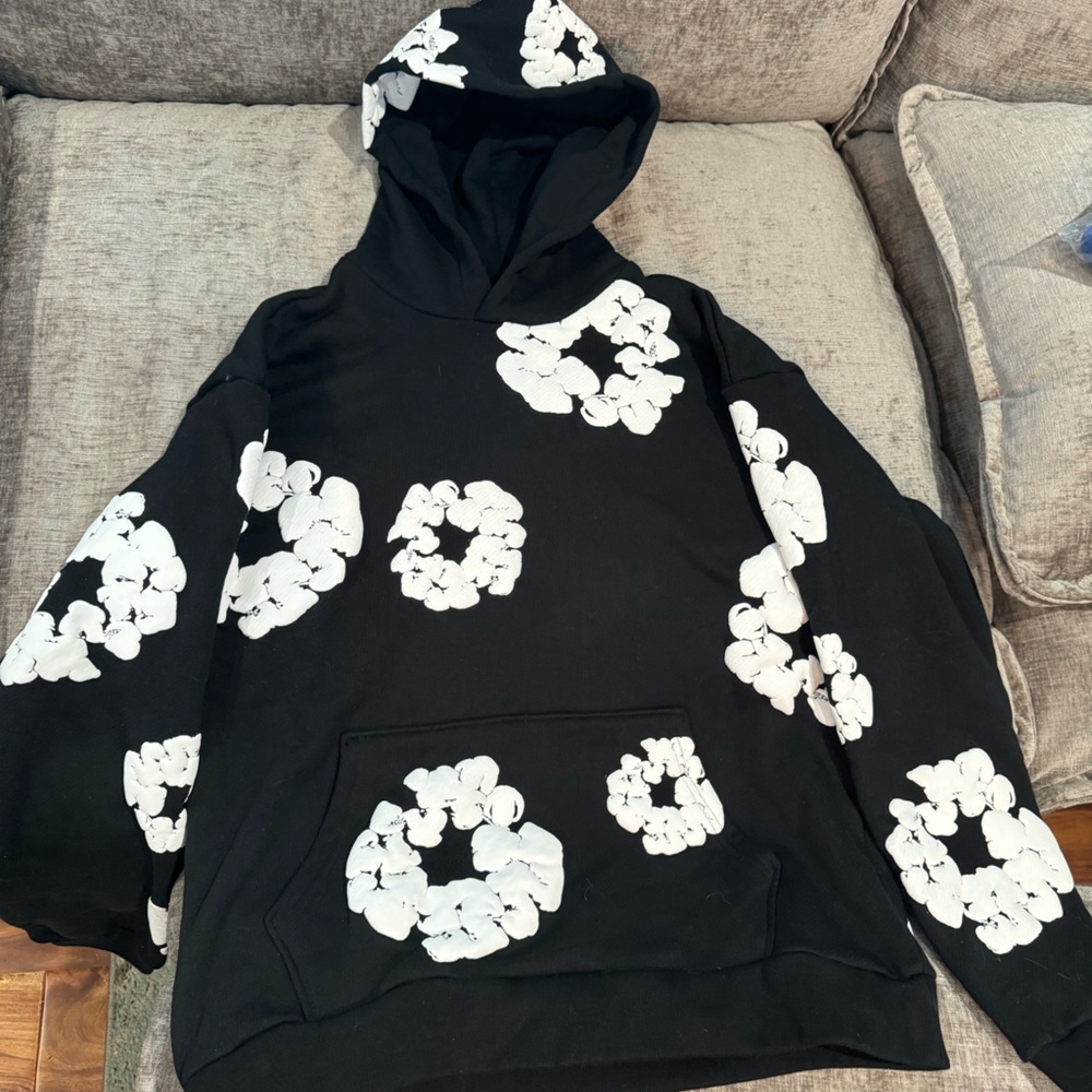 Denim tears Black hoodie size Medium